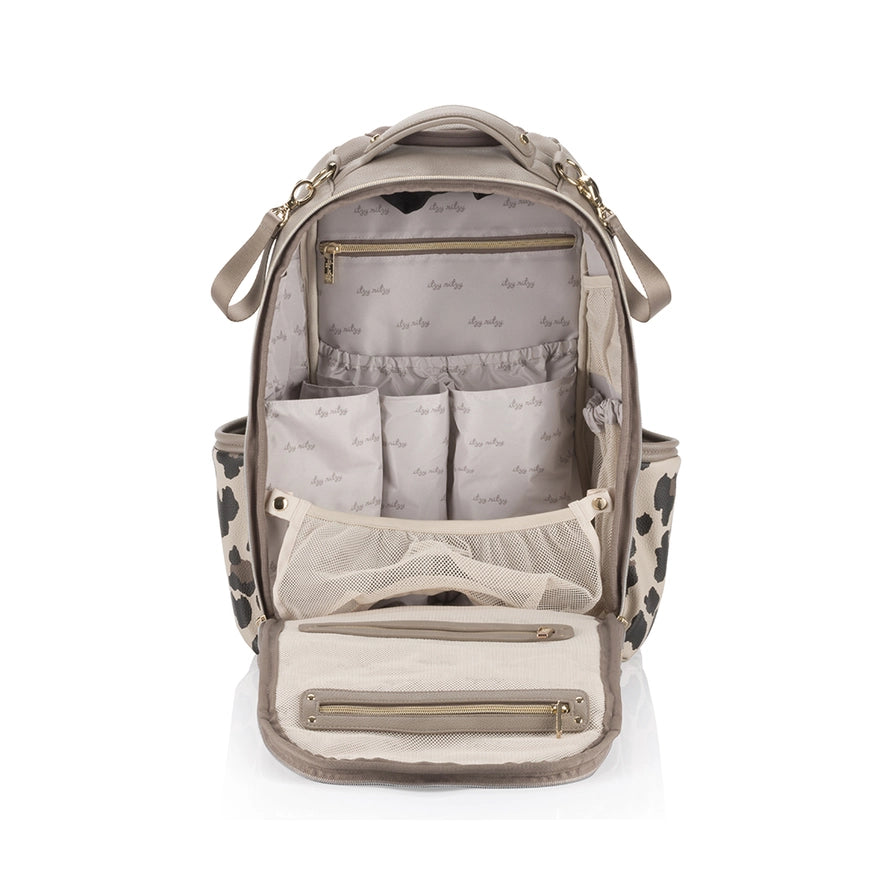 Leopard Boss Plus™ Backpack Diaper Bag - Itzy Ritzy