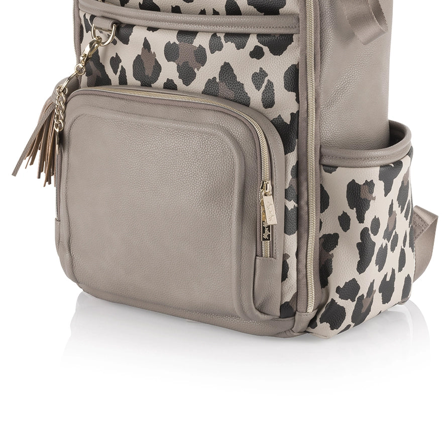 Leopard Boss Plus™ Backpack Diaper Bag - Itzy Ritzy