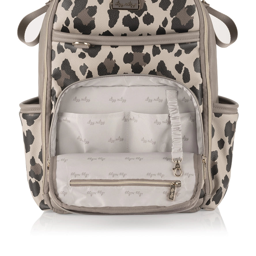 Leopard Boss Plus™ Backpack Diaper Bag - Itzy Ritzy