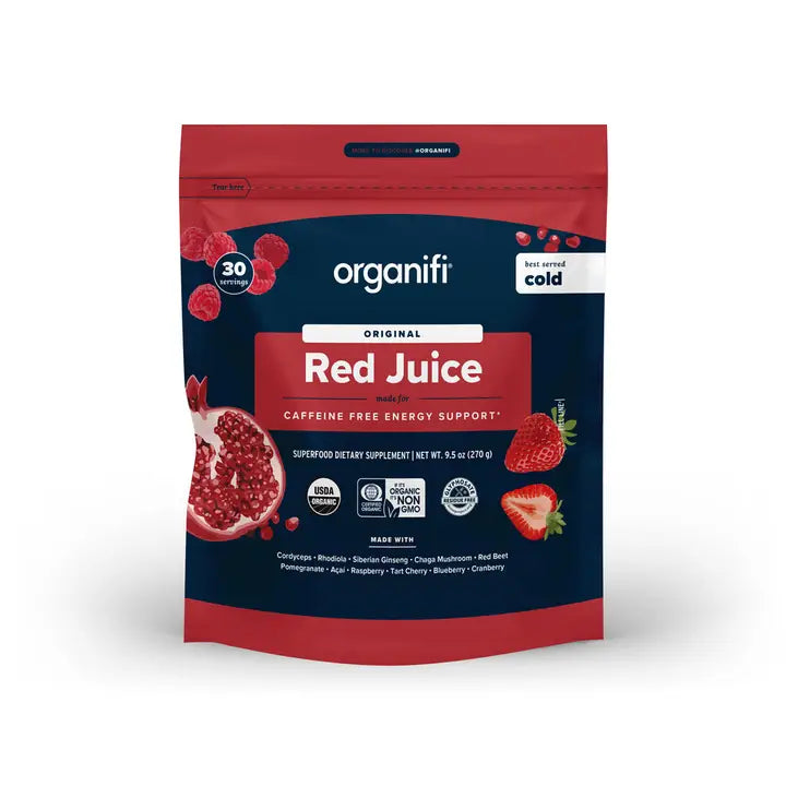 Red Juice Energy Supplement - Organifi