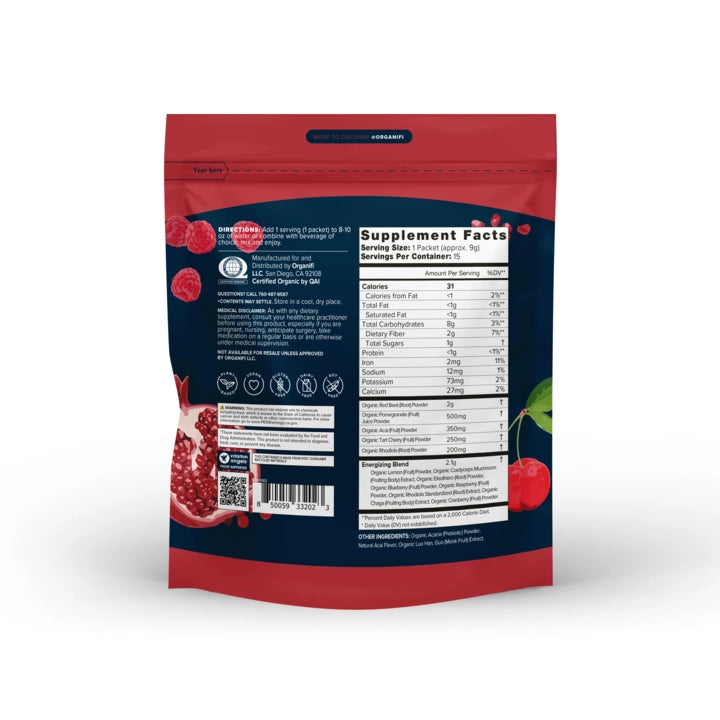 Red Juice 15ct Travel Packs - Organifi