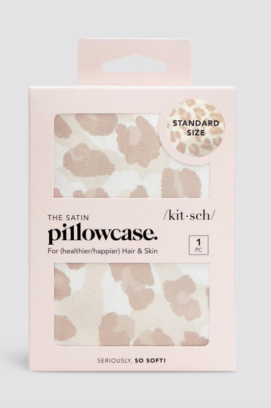 KITSCH - Satin Pillowcase - Leopard