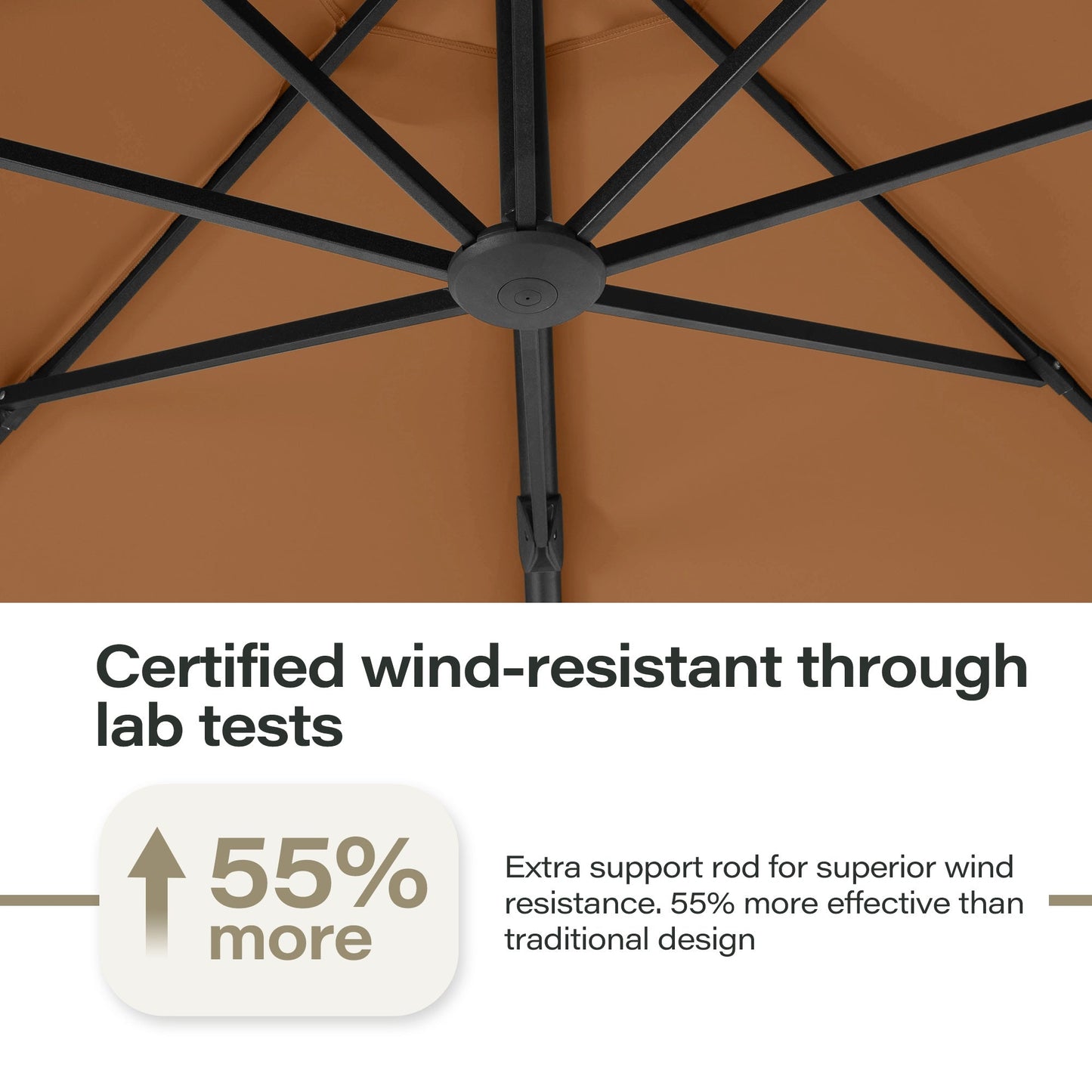 Lausaint Home 11' Deluxe Cantilever Umbrella