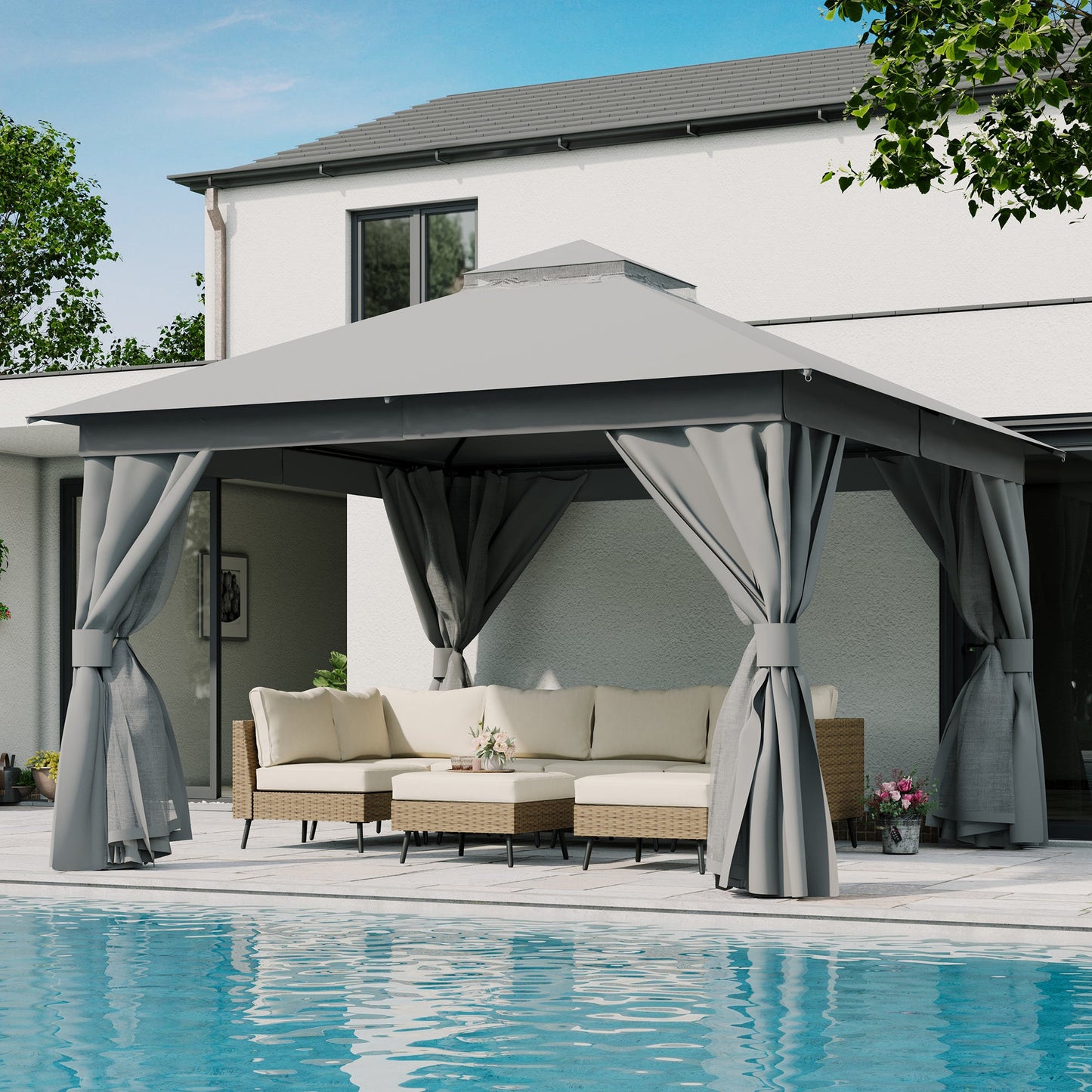 LAUSAINT HOME Accessories for 12' x 12'gazebo