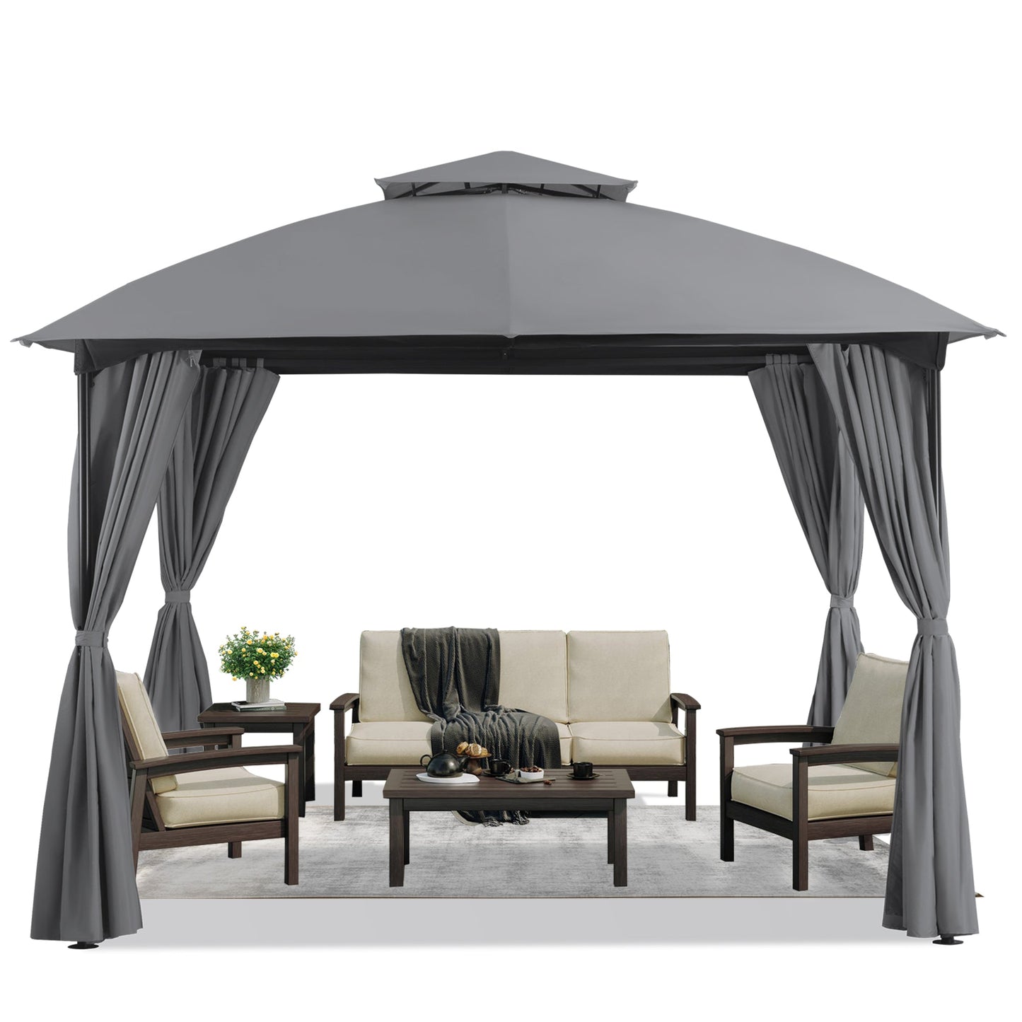 LAUSAINT HOME 10'X10' Softtop Gazebo
