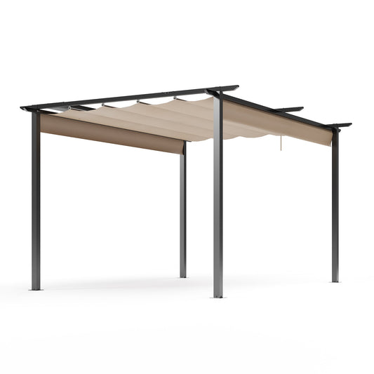 LAUSAINT HOME Aluminum Pergola with Canopy